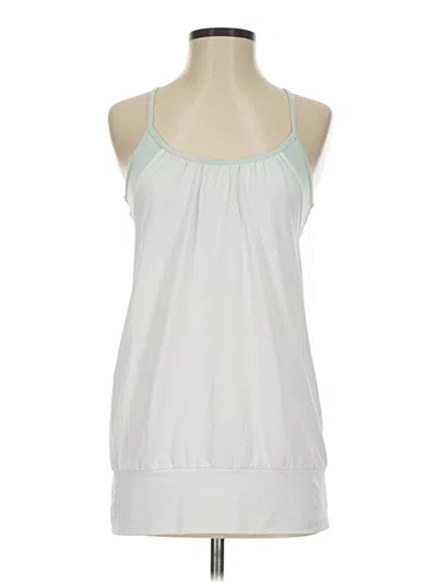 Pre-owned Carve Designs Active Tank Top In White
