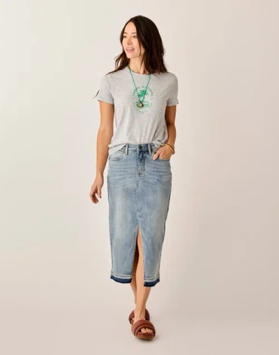 Carve Designs Atlas Denim Skirt In Blue
