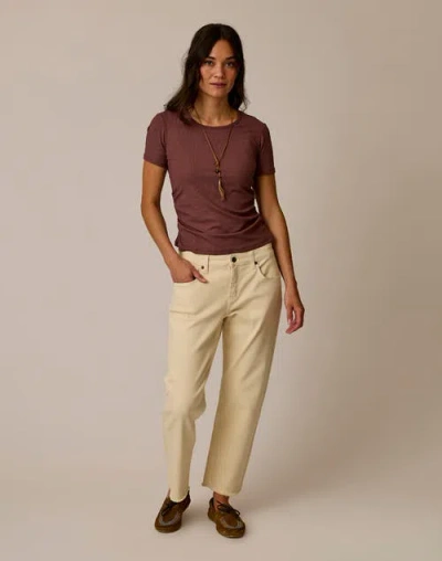 Carve Designs Austin Crop Jean In Brown