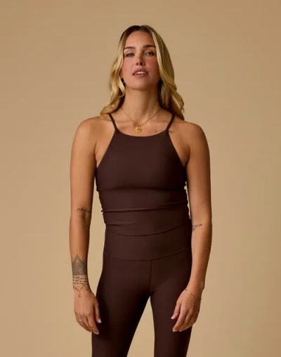 Carve Designs Boca Compression Tankini In Brown