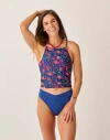 Carve Designs Boca Compression Tankini In Multi