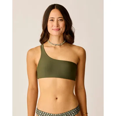 Carve Designs Bondi Compression Top In Green