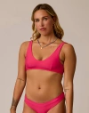 Carve Designs Breakers Compression Top Dd Cup In Green
