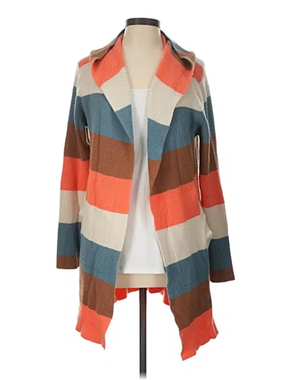 Pre-owned Carve Designs Cardigan Sweater In Brown