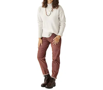 Carve Designs Carson Cord Pant In Chocolate In Gold