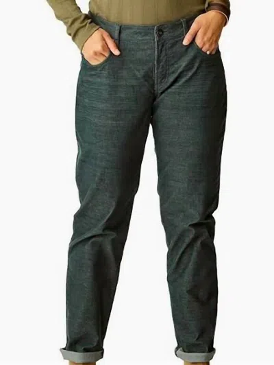 Carve Designs Carson Cord Pant In Pine In Green