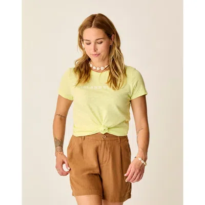 Carve Designs Cassidy Graphic Tee In Yellow