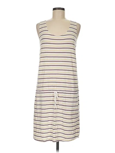 Pre-owned Carve Designs Casual Dress In Ivory