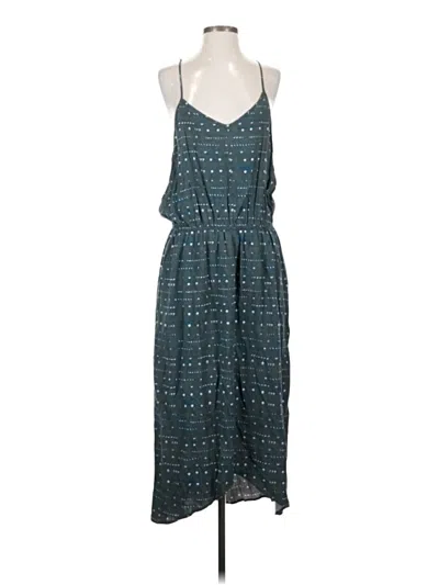 Pre-owned Carve Designs Casual Dress In Teal