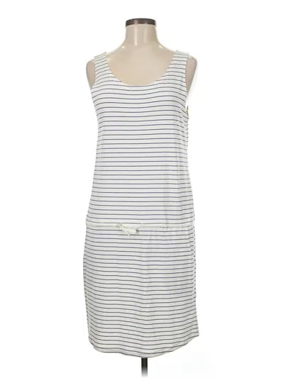 Pre-owned Carve Designs Casual Dress In White