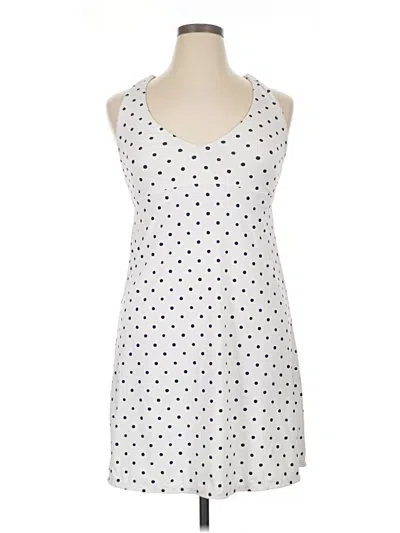 Pre-owned Carve Designs Casual Dress In White