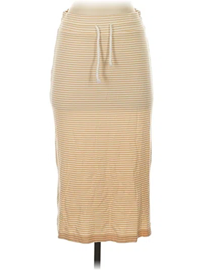 Pre-owned Carve Designs Casual Skirt In Tan