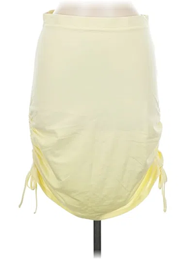 Pre-owned Carve Designs Casual Skirt In Yellow