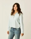 Carve Designs Claire Twill Shirt In Blue