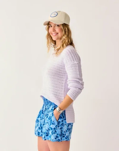 Carve Designs Clarissa Sweater In Purple