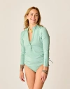 Carve Designs Cruz Rashguard In Green