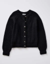 Carve Designs Daphne Wool Cardigan In Black