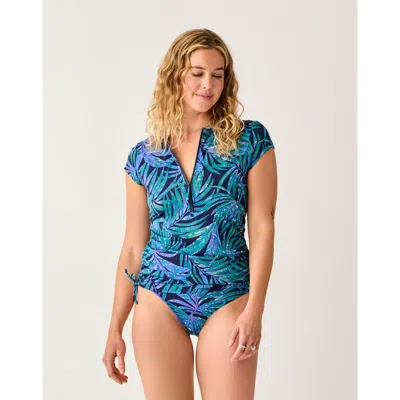 Carve Designs Dawson Rashguard In Blue