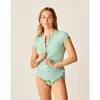 Carve Designs Dawson Rashguard In Green