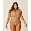 Carve Designs Dawson Rashguard In Brown