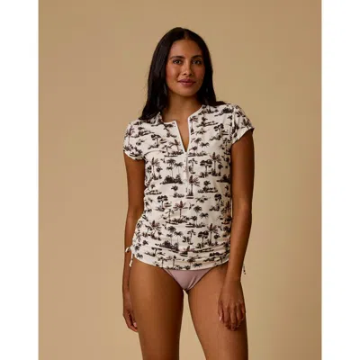 Carve Designs Dawson Rashguard In Brown