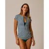 Carve Designs Dawson Rashguard In Multi
