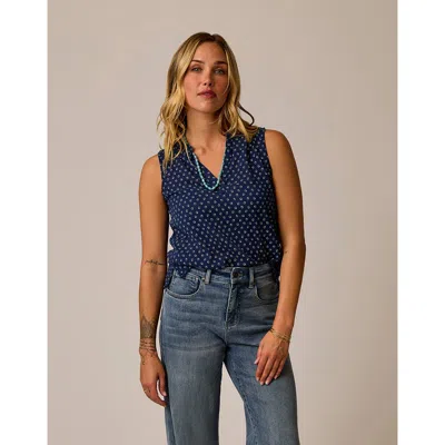 Carve Designs Dylan Tank In Blue