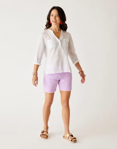 Carve Designs Dylan Textured Shirt In White