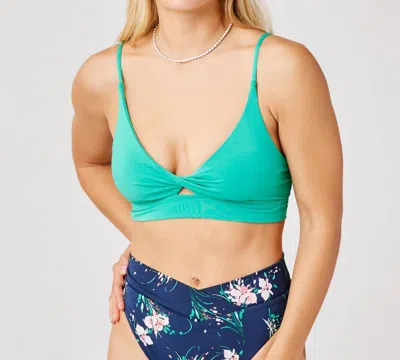 Carve Designs Elba Bikini Top In Fern