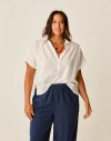 Carve Designs Elliott Voile Top In White