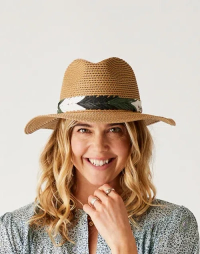 Carve Designs Farrah Packable Hat In Brown