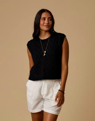 Carve Designs Fox Sweater In Black