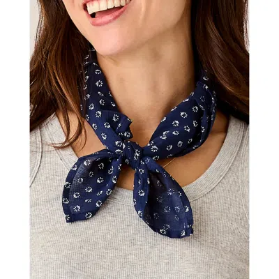 Carve Designs Gauze Bandana In Blue