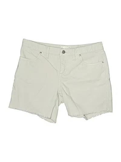 Pre-owned Carve Designs Khaki Shorts In White