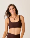 Carve Designs Korbyn Compression Top In Burgundy