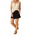 Carve Designs Liv Stitched Top In Birch In Neutral