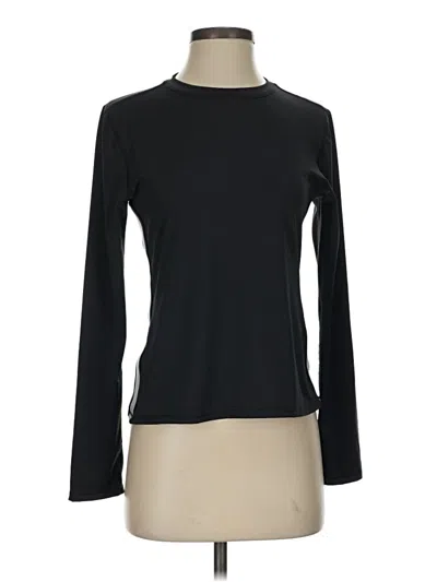 Pre-owned Carve Designs Long Sleeve Top Black Turtleneck Tops