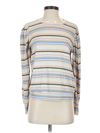 Pre-owned Carve Designs Long Sleeve T-shirt In Tan
