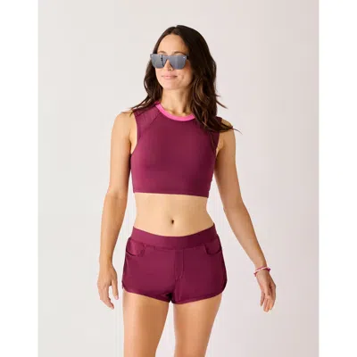 Carve Designs Lorenzo Short In Red