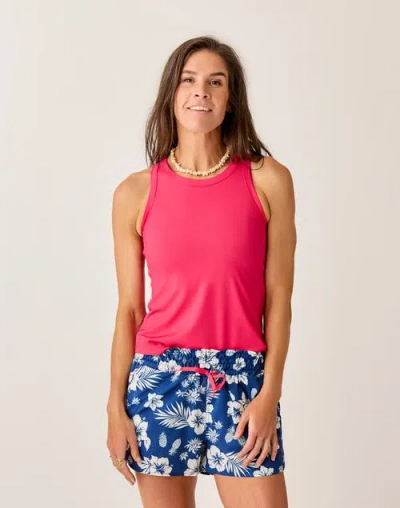 Carve Designs Lyra Rib Tank In Pink