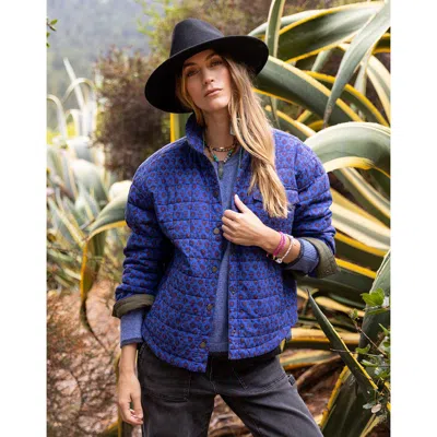 Carve Designs Marais Reversible Jacket In Blue
