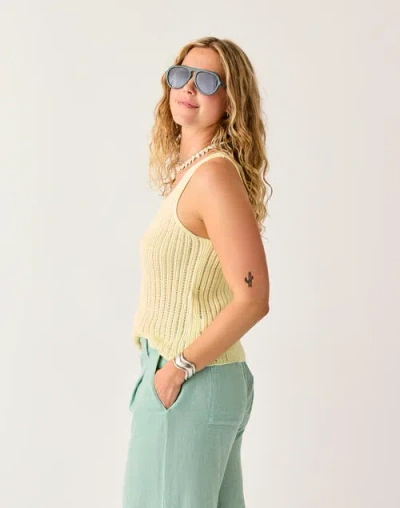 Carve Designs Micah Tank In Yellow