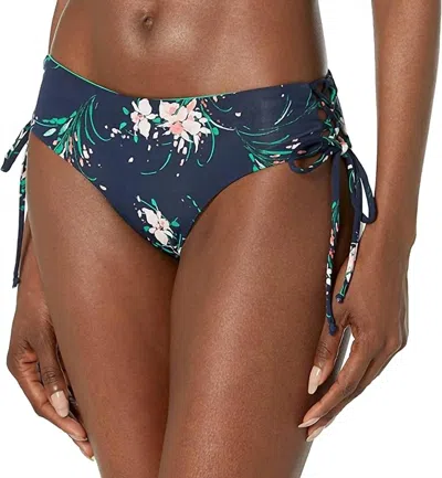 Carve Designs Mustique Reversible Bikini Bottom In Bouquet/fern