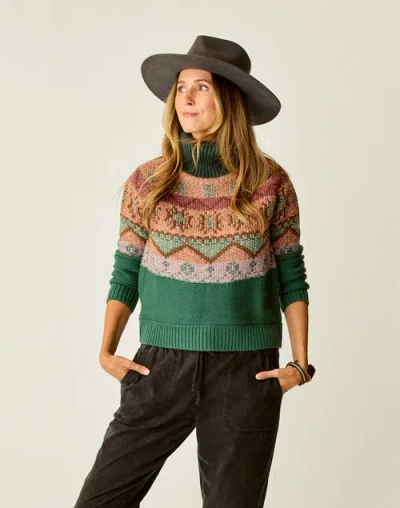 CARVE DESIGNS CARVE DESIGNS NEVE FAIRISLE TURTLENECK