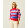 Carve Designs Olivia Plush Sweater In Multi