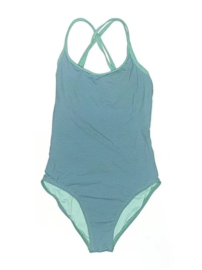 Pre-owned Carve Designs One Piece Swimsuit In Blue