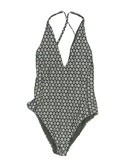 Pre-owned Carve Designs One Piece Swimsuit In Gray