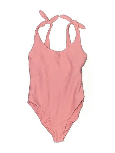 Pre-owned Carve Designs One Piece Swimsuit In Pink
