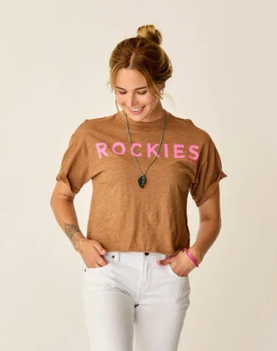 Carve Designs Parker Graphic Tee In Brown