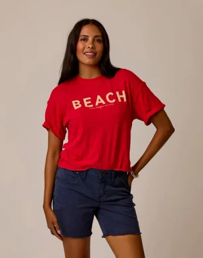 Carve Designs Parker Graphic Tee In Red